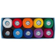 Пряжа Gamma Ирис, 100% хлопок, 10*10 г, 82 м+-3 м, №18