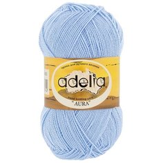 Пряжа Adelia Aura, 100% акрил, 10*50 г, 250 м+-5 м, №080, светло-голубой