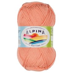Пряжа Alpina Lollipop, 100% хлопок, 10*50 г, 175 м+-8 м, №10, коралловый