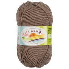 Пряжа Alpina Misty, 70% хлопок, 30% шерсть, 10*50 г, 105 м+-5 м, №09, какао