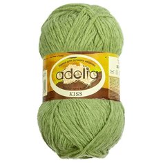 Пряжа Adelia Kiss, 100% полиэстер, 10*50 г, 145 м+-7 м, №27, зеленый