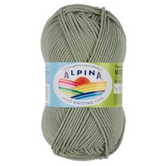 Пряжа Alpina Misty, 70% хлопок, 30% шерсть, 10*50 г, 105 м+-5 м, №19, фисташковый