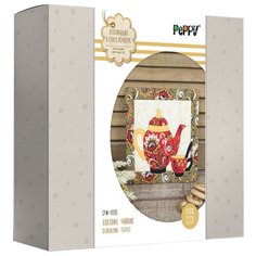 Аппликация Peppy в стиле пэчворк, "Хохлома, Чайник" (CPW-0135)