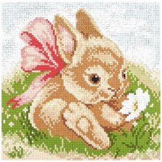 Кристальная мозаика Фрея "Кролик", 21*21 см (ALVR-07 061)