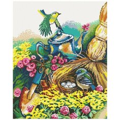 Кристальная мозаика Фрея "Лесные трели", 40*50 см (ALVK-15)