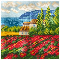 Кристальная мозаика Фрея "Жаркий полдень", 14*14 см (ALVR-213)