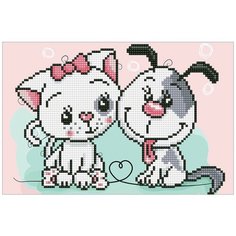 Кристальная мозаика Фрея "Друзья", 30*20 см (ALV-87)