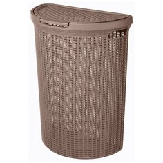 КОРЗИНА ДЛЯ БЕЛЬЯ "ECO STYLE" 460Х265Х610 ММ (коричневый) Econova
