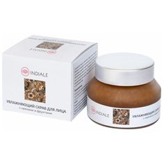 Indiale скраб для лица с орехами и фруктами увлажняющий 50 г