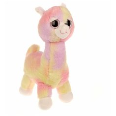 Мягкая игрушка Fluffy Family Альпака Радуга, 25 см (681758)