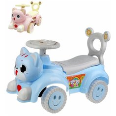 Машина-каталка Наша Игрушка Котик, свет, звук