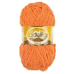 Пряжа Adelia Sofia, 100% полиэстер, 10*50 г, 90 м+-6 м, №38, оранжевый
