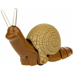 Интерактивная игрушка 1Toy Робо-Улитка, на ИК-пульте, песочная (Т18749)