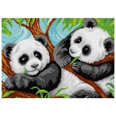 Кристальная мозаика Фрея "Две панды", 25*35 см (ALVR-139)