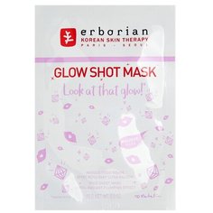 Erborian Тканевая маска Glow Shot с перламутровыми частицами, 15 г