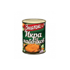 Икра из уваренных кабачков (0,360 гр) ж/б Знаток
