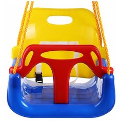 Подвесные качели-кресло Капризун 3 в 1, красный-желтый-синий (SA-045)