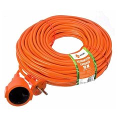 Удлинитель силовой шнур PEK ПВС 3х0,75 2200Вт, 10м с заземлением 1гнездо Пан Электрик 23673 3