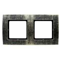 Рамка на 2 поста серия Palazzo Vintage золото патина duwi 26527 6