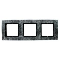 Рамка на 3 поста серия Palazzo Vintage серебро патина duwi 26566 5