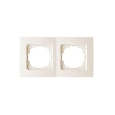 Рамка на 2 поста серия Palazzo белый duwi 26471 2
