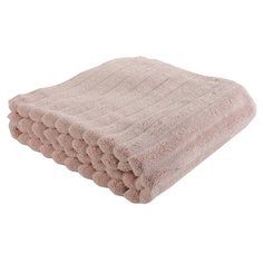 Полотенце банное waves цвета пыльной розы essential, 70х140 см Tkano