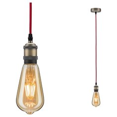 Подвесной светильник Paulmann Neordic Eldar макс.20Вт E27 230В Красный/Никель Металл Без ламп 50386