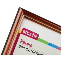 Рамка Attache А4, (21*30 см), коньяк, золото, лак