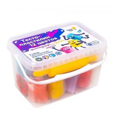 Набор для детской лепки Тесто-пластилин 12 цветов Genio Kids