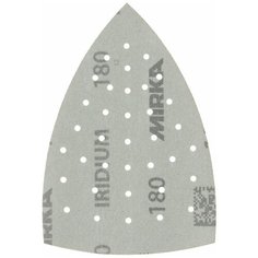 Абразив на бумажной основе Mirka Iridium, дельта 100х152х152 мм, 36 отверстий, зерно P 240, 10 шт.
