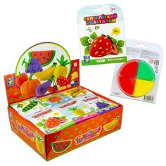 Пластилин 1Toy Суперлегкий "Фрукты, овощи и ягоды" 30 гр, 3 цвета (Т17162D)