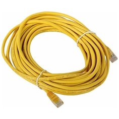 "Патч-корд литой AOPEN UTP кат.5е, желтый, 10 м. "