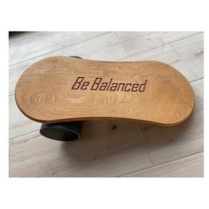 Доска для балансирования, балансборд Be balanced (балансир, balance board, тренажер вейк-борд, сноуборд, скейтборд) Бук