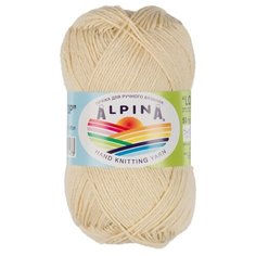 Пряжа Alpina Lollipop, 100% хлопок, 10*50 г, 175 м+-8 м, №09, бежевый