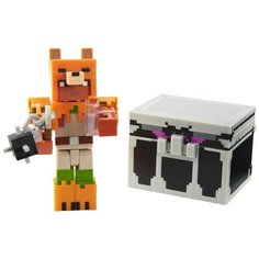 Фигурка Mattel Minecraft с амуницией для битвы Броня лисы GTP28