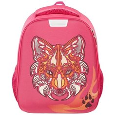№1 School Ранец Light Лиса (975165), розовый