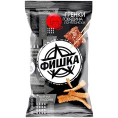 Гренки "Фишка" со вкусом говядины по-японски 120г, 10 шт., мультипак №7