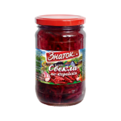 Свекла по-корейски (0,370 кг) стекло Знаток