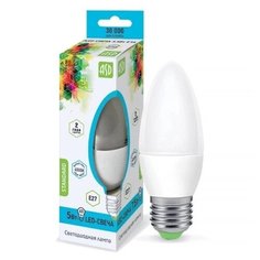 Упаковка светодиодных ламп 10 шт LED-СВЕЧА-standard 5.0Вт 160-260В Е27 4000К 400Лм ASD