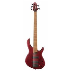 Бас-гитара Cort B5-Plus-AS-RM-OPBR Artisan Series, красная