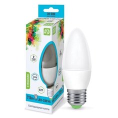 Упаковка светодиодных ламп 10 шт LED-СВЕЧА-standard 7.5Вт 160-260В Е27 4000К 600Лм ASD