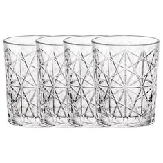 Набор из 4х стаканов Bartender Lounge D.O.F. Bormioli Rocco, 390 мл