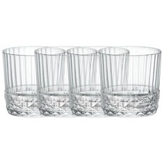 Набор из 4х стаканов America 20s Rocks Bormioli Rocco, 300 мл