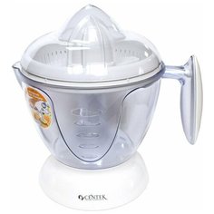 Соковыжималка для цитрусовых Centek CT-1230, 2 насадки, 40 Вт, съемный прозрачный кувшин