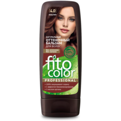 Fito косметик оттеночный бальзам для волос Color Professional тон Каштан 4.0, 140 мл