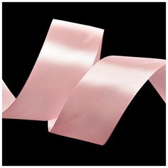 Лента атласная 1 1/2 (38мм) цв.3053 св.розовый IDEAL уп.27,4 м