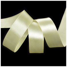 Лента атласная 1 (25мм) цв.3011 св.желтый IDEAL уп.27,4 м