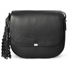 Сумка кроссбоди AFINA 416 ,натуральная кожа, черный