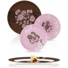 Столовый сервиз SIMPLY TAMAKO PINK 19 предметов 6 персон Luminarc