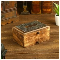 Шкатулка дерево "Палестра" 15,2х10,2х7,6 см 4503160 Сима ленд